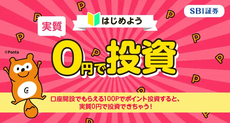自己資金0円からできるポイント投資